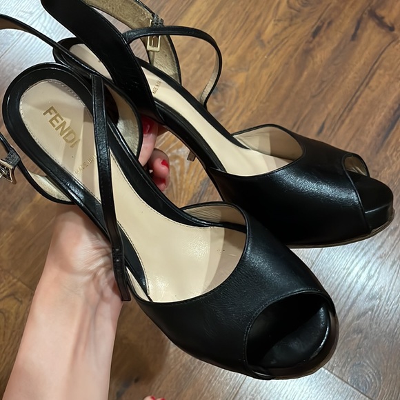 Fendi Zucca heels platforms shoes - Picture 4 of 17